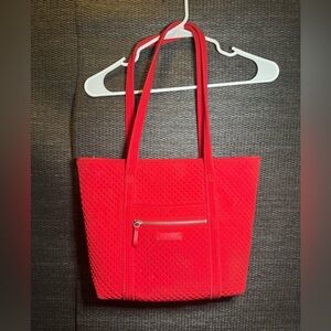 Vera Bradley patent leather trimmed Tote